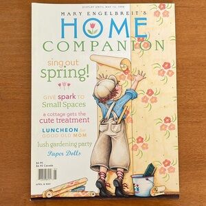 Mary Engelbreit Home Companion Magazine & Ann Estelle Paper Doll April/May 1998